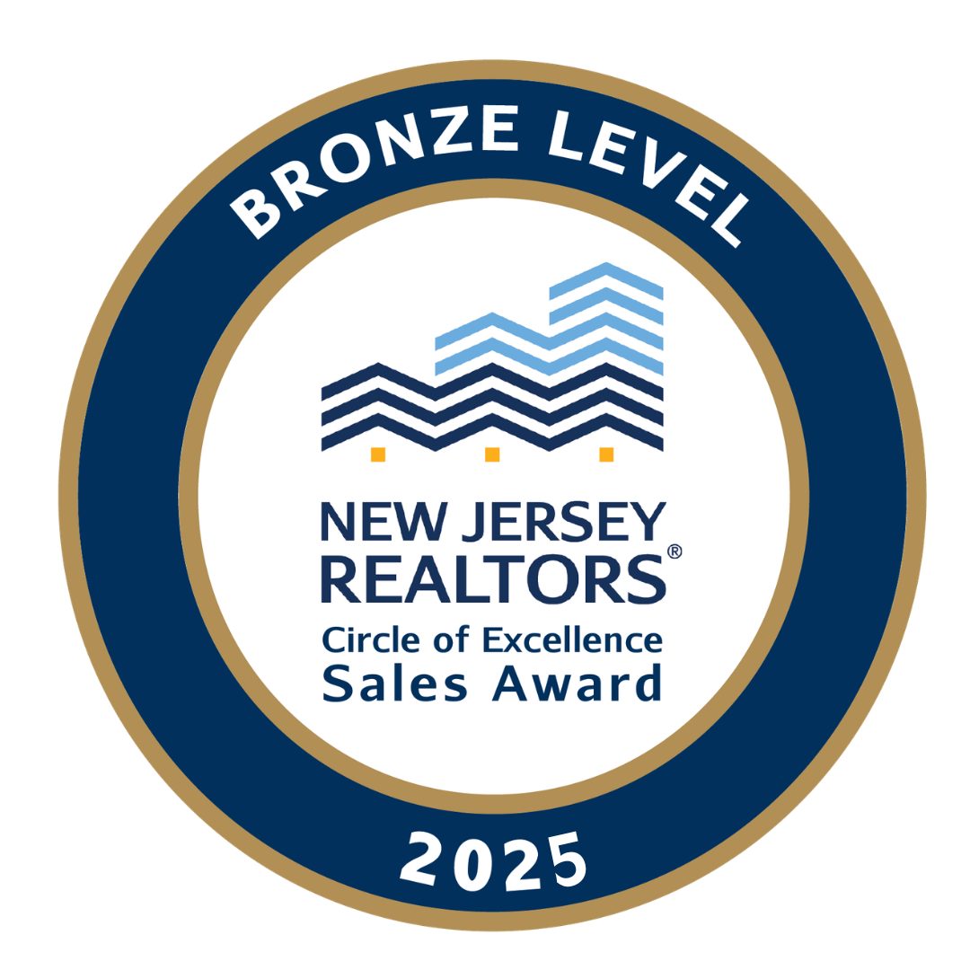 New Jersey Realtors Circle of Excellence Sales Award Bronze Level